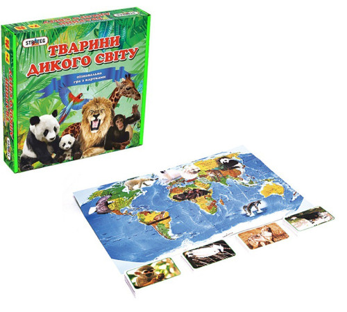 Настольная игра "Тварини дикого світу" "ЯУ" (655)